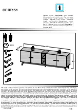 Preview for 1 page of Forte CERT151 Assembling Instruction