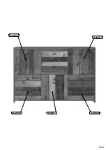 Preview for 6 page of Forte CHEST SQNK233-C764 Assembling Instruction