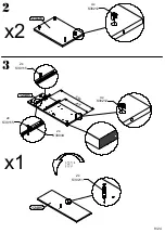 Preview for 8 page of Forte CHEST SQNK233-C764 Assembling Instruction