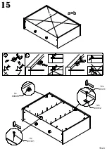 Preview for 15 page of Forte CHEST SQNK233-C764 Assembling Instruction