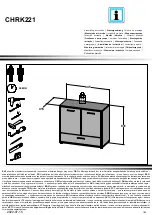 Preview for 1 page of Forte CHRK221 Assembling Instruction