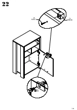 Preview for 19 page of Forte CLFD211 Assembling Instruction