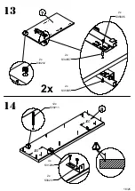 Preview for 10 page of Forte CLPK231 Assembling Instruction