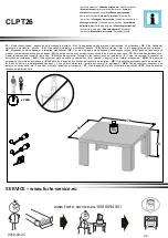 Preview for 1 page of Forte CLPT26 Assembling Instruction