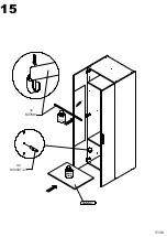 Preview for 17 page of Forte CNBD01 Assembling Instruction