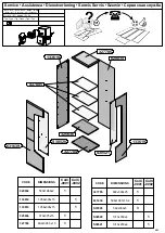 Preview for 4 page of Forte Corel LRCV711LB Assembling Instruction