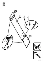 Preview for 22 page of Forte CORTINO CTXM01-0001 Assembling Instruction