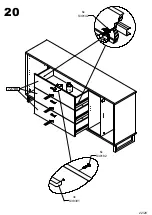 Preview for 22 page of Forte DCMK233 Assembling Instruction