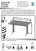 Forte DUCATO DCTB120 Assembly Instructions Manual preview