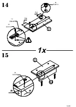 Preview for 16 page of Forte DURK233 Assembling Instruction