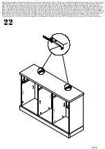 Preview for 22 page of Forte DURK233 Assembling Instruction