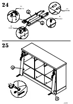 Preview for 24 page of Forte DURK233 Assembling Instruction