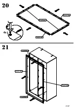 Preview for 20 page of Forte ENXS821 Assembling Instruction