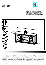 Forte EPLT231 Assembly Instructions Manual preview