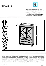 Preview for 1 page of Forte EPLV621B Assembling Instruction