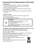 Preview for 5 page of Forte F16BFRESC450PR User Manual