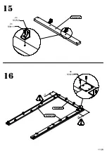 Preview for 11 page of Forte Havanna HVNS411R Assembling Instruction