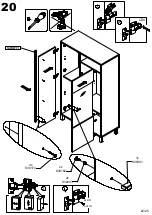 Preview for 22 page of Forte Hayato 7807656296 Assembling Instruction