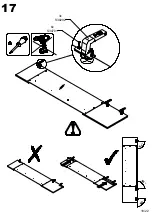 Preview for 18 page of Forte Hayato HYTV711L Assembling Instruction