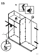 Preview for 16 page of Forte HELEN HLNS84 Assembling Instruction