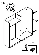 Preview for 17 page of Forte HELEN HLNS84 Assembling Instruction