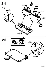 Preview for 21 page of Forte HRKT141 Assembling Instruction