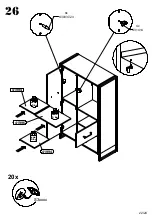 Preview for 22 page of Forte HUDR421R Assembling Instruction