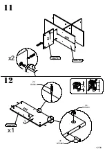 Preview for 12 page of Forte HUDR423 Assembling Instruction