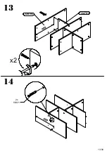 Preview for 13 page of Forte HUDR423 Assembling Instruction