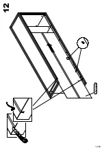 Preview for 12 page of Forte HUDV711 Assembling Instruction