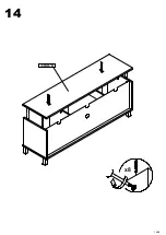 Preview for 14 page of Forte HYTT231R Assembling Instruction