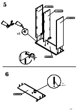 Preview for 7 page of Forte IDNV123L Assembling Instruction