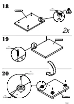 Preview for 14 page of Forte Jacky JCKK351LT Assembling Instruction