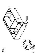 Preview for 18 page of Forte Jacky JCKK351LT Assembling Instruction