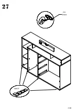 Preview for 21 page of Forte Jacky JCKK351LT Assembling Instruction