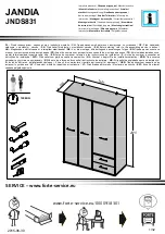 Preview for 1 page of Forte JANDIA JNDS831 Assembling Instruction