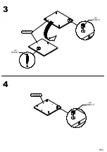 Preview for 9 page of Forte Jerney 6935803370 Assembling Instruction