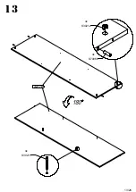 Preview for 13 page of Forte Jupiter JPTS86T Assembling Instruction