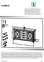 Preview for 1 page of Forte KASHMIR KSMK26 Assembling Instructions