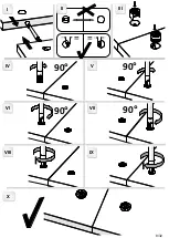 Preview for 8 page of Forte Kashmir KSMS64 Assembling Instruction