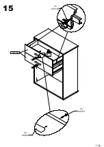 Preview for 17 page of Forte Keflav KFLK322 Assembling Instruction