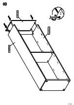 Preview for 11 page of Forte KFLS822 Assembling Instruction