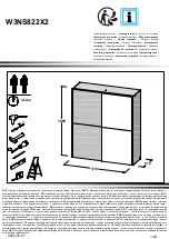 Preview for 1 page of Forte Kiss W3NS822X2 Assembling Instruction