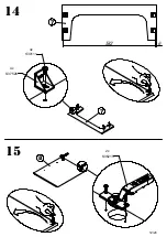 Preview for 12 page of Forte MADRANO MEGT031 Assembling Instruction