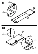 Preview for 9 page of Forte MADRANO MEGV521L Assembling Instruction