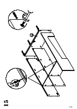 Preview for 13 page of Forte MADRANO MEGV521L Assembling Instruction