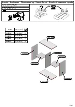 Preview for 5 page of Forte MXXR221 Assembling Instruction