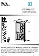 Preview for 1 page of Forte NOTE NTEV721L Assembling Instruction