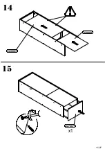 Preview for 15 page of Forte NTEV711 Assembling Instruction