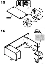 Preview for 15 page of Forte Pasadena PDVS721 Assembling Instruction